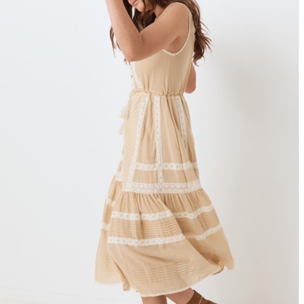 Spell Cinder Midi Dress in Nude - Picture 12 of 16